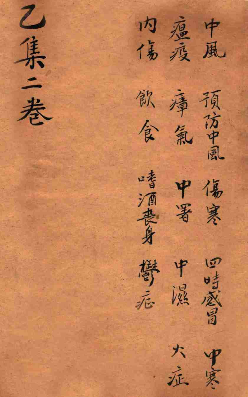 寿世保元  乙集2卷